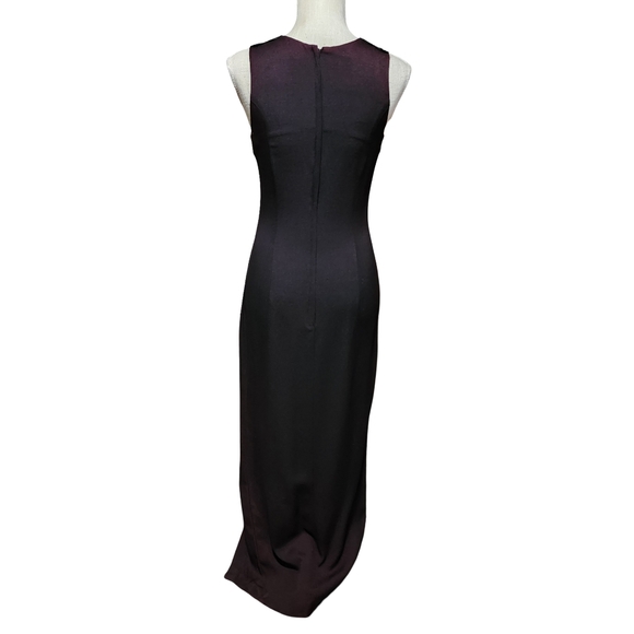 JESSICA McCLINTOCK Gunne Sax Dress Womens 7/8 Black Maxi Gown Lace Witchy Gothic - Picture 5 of 16